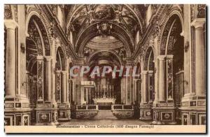 Italy Italia Badia di Montecassino Postcard Old Chiesa cattedrale