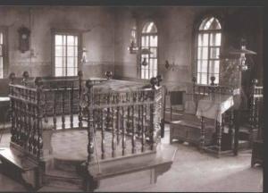 114528 Latvia RIEBINI New House of SYNAGOGUE Jewish POSTCARD