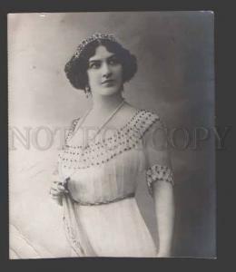 113001 BELLE KUZNETSOVA BENOIS Russian OPERA Singer old PHOTO