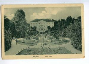 233116 SLOVENIA LJUBLJANA Grad Tivoli Vintage postcard  