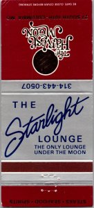 Matchbook Cover - Harvest Moon Columbia MO Starlight Lounge 30 Strike MB113