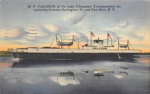 MV Valcour Built in 1948 Lake Champlain Transportation Company Ship 