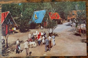 Vintage Postcard 1950's Santas North Pole Village, Wilmington, New York