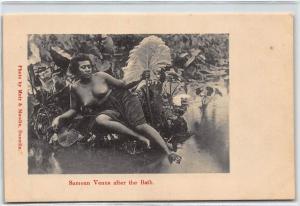 SAMOA : samoan venus after the bath - tres bon etat