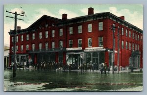 KITTANNING PA REYNOLDS HOUSE MARKET & JEFFERSON STREETS ANTIQUE POSTCARD