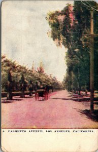 Vtg 1908 Palmetto Avenue Los Angeles California CA Postcard