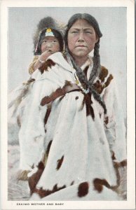 Eskimo Mother and Baby Indigenous Woman Child Unused Postcard F83