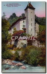 Old Postcard The Alps Picturesque Sallanches Chateau Des Rubuis