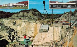 BARRE, VT  Vermont    ROCK OF AGES GRANITE QUARRY  Roadside  c1960's Postcard