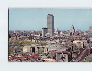 Postcard Skyline of the New Boston Massachusetts USA