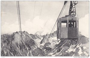 LES PYRENEES - Le Teleferique de la Mongie au Pic du Midi de Bigorre , France...