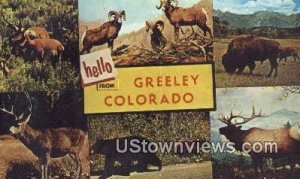 Greeley, CO     ;     Greeley, Colorado  