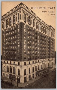 Vtg New Haven Connecticut CT The Hotel Taft 1910s Old View Postcard