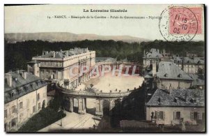 Old Postcard Nancy Hemicycle of Career Government Palace Pepiniere