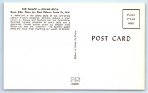 2 Postcards SANTA FE, New Mexico NM ~ Dining Room THE PALACE Bar - Burro Alley