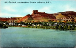 Wyoming Castle Rock From Green River On Highway U S 30