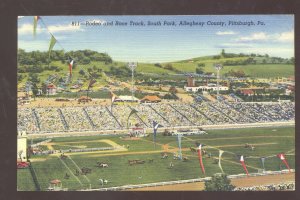 PITTSBURGH PENNSYLVANIA PA. BASEBALL STADIUM RACE TRACK VINTAGE OSTCARD