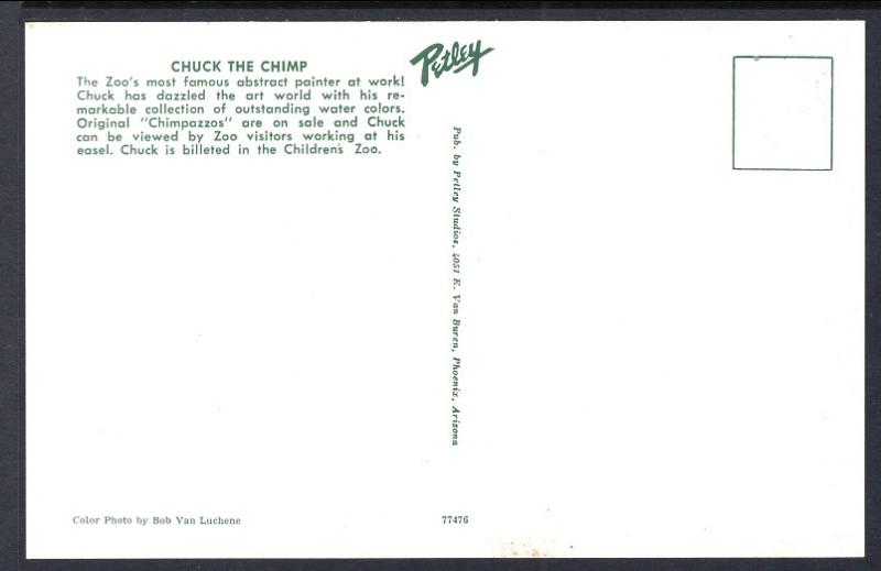 Chimpanzee Painting,Phoenix Zoo,Phoenix,AZ