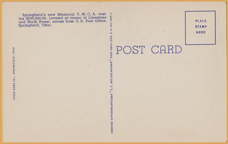 Springfield, Ohio-McGilvray Memorial Y.M.C.A. 