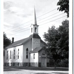 c1950s Sigourney, IA RPPC St. Paul's Evangelical Church Real Photo Postcard A112
