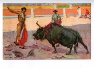 187565 SPAIN CORRIDA Matador BULL FIGHT by LLOPIS Vintage #19