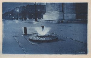 Paris By Night La Nuit Tomb Of The Unknown Soldier Postcard