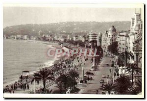 Postcard Old French Riviera Artistic Nice hotels on the Promenade des Anglais