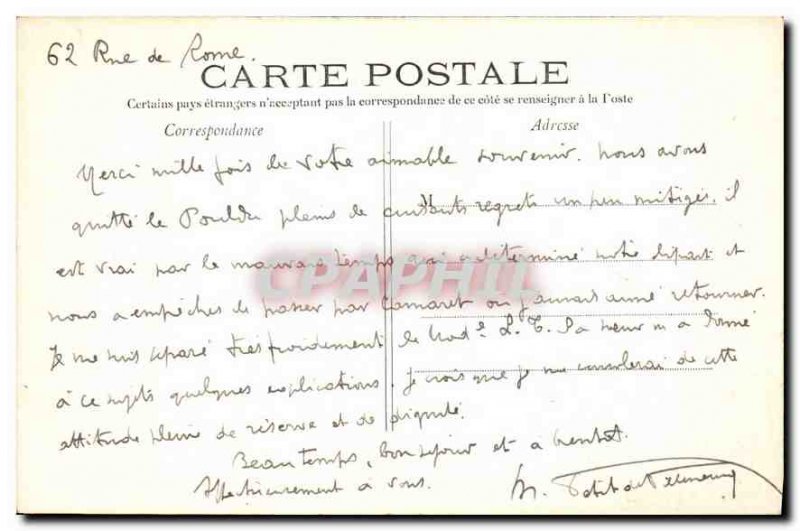 Postcard Old Paris Le Musee de Cluny