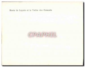 Modern Postcard the Sepey Road Leysin and Vallee Ormonts