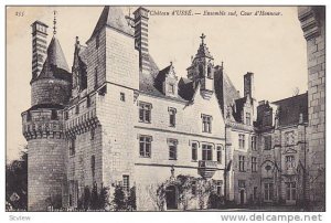 Ensemble Sud, Cour d'Honneur, Chateau d'Usse (Indre et Loire), France, 1900-1...