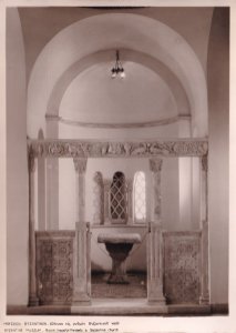 Byzantine Museum Athens Church Interior Real Photo Postcard