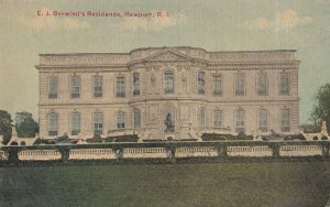 Postcard EJ Berwind's Residence Newport RI