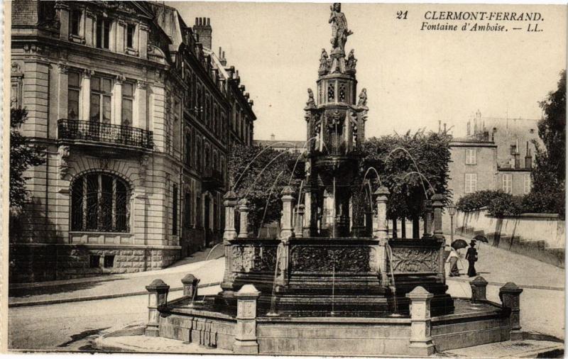 CPA CLERMONT-FERRAND - Fontaine d'Amboise (221243)