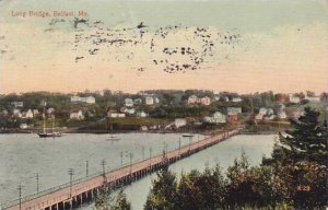 Maine Belfast Long Bridge 1912
