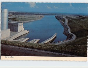 Postcard Garrison Dam, Riverdale, North Dakota