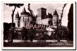 Old Postcard Environs d & # 39Angouleme Chateau La Rochefoucauld