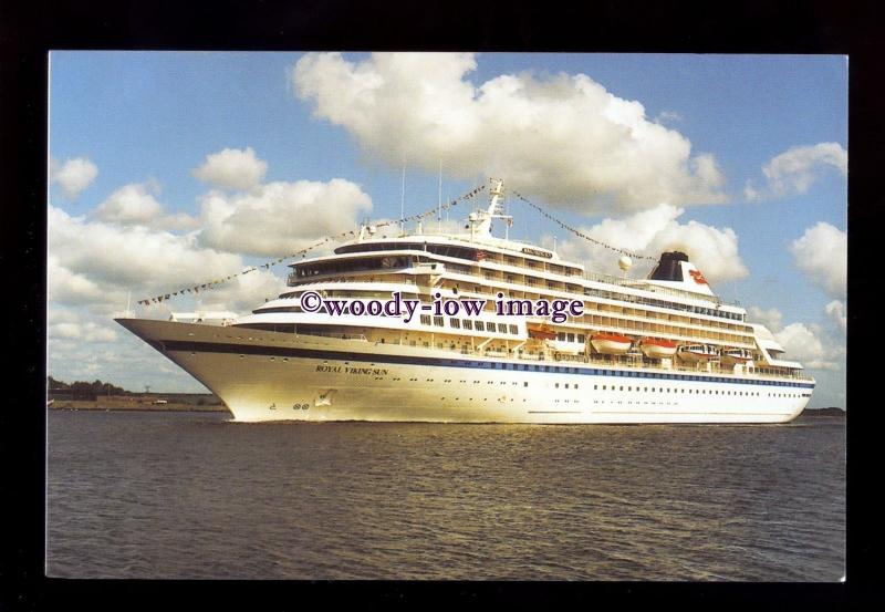 SIM0446 - Royal Viking Cruises Liner , Royal Viking Sun , built 1988 - postcard