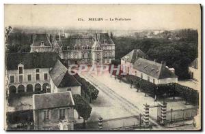 Old Postcard Melun La Prefecture