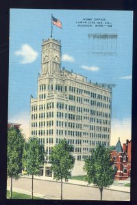 Jackson, Mississippi/MS Postcard, Home Office, Lamar Life Insurance Co., 1943!