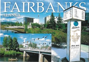 Fairbanks Alaska The Golden Heart City Park & Downtown 4 by 6 size