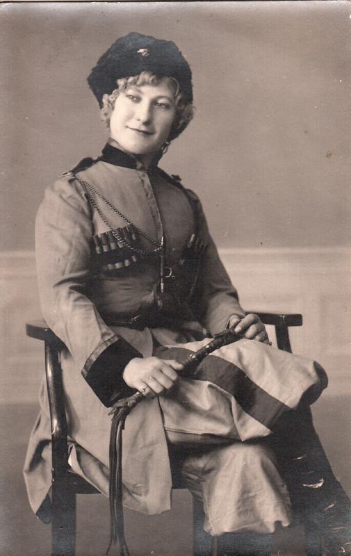 Social history early photography military beauty woman uniform