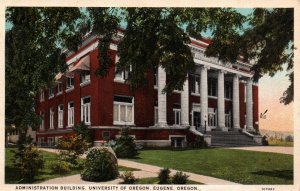Eugene, Oregon - The University of Oregon Administration Building - in 1928