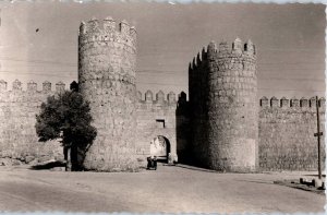 The Bridge Gate Rampart Avila Spain Postcard