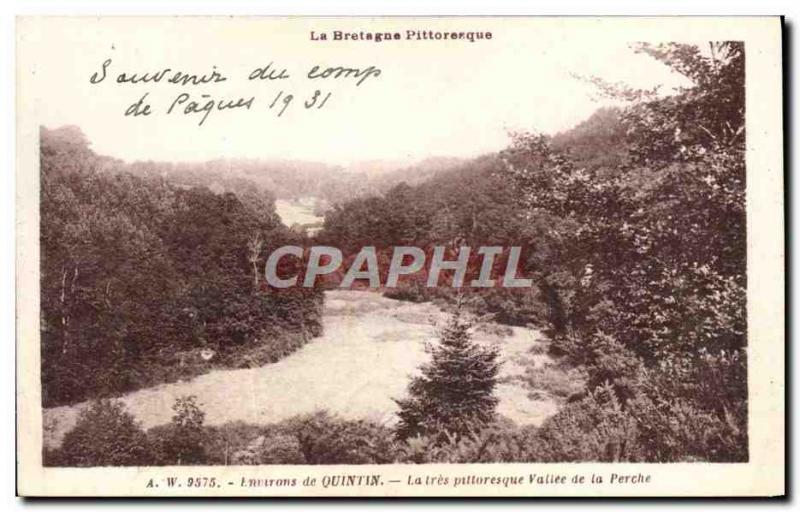 Old Postcard Quintin The Very picturesque Vallee de la Perche