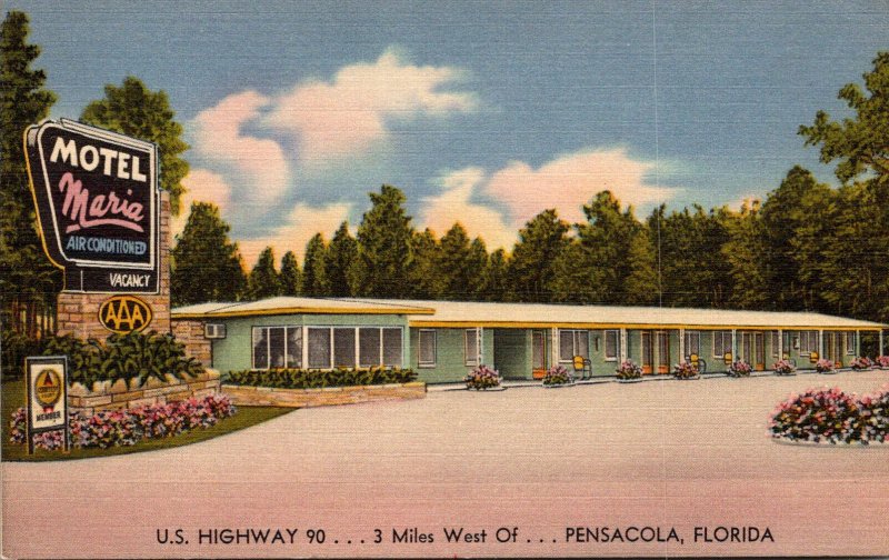 Florida Pensacola Motel Maria U S Highway 90