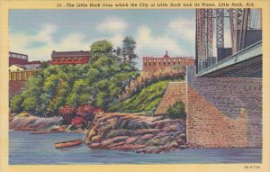 Arkansas Little Rock From Which The City Of Little Rock Took Its Name Curteich