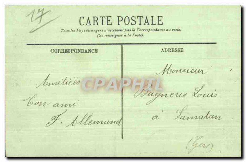 Pontaillac - The Beach - Old Postcard