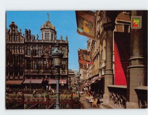 Postcard A Part of Grand Place Brussels Belgium