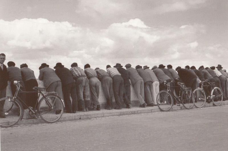 Portugal Street Procession Of Bicycles Bored Owners Photo Award Postcard