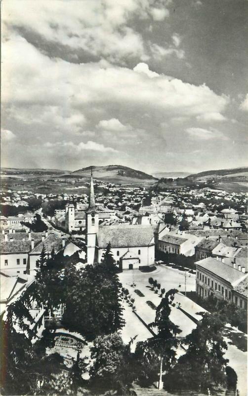 Romania Odorheiul Secuiesc vedere generala panoramica